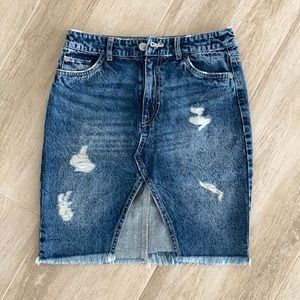 H&M denim skirt size 6
